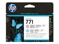HP 771 - Ljus magenta, ljus cyan - skrivhuvud CE019A