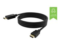 VISION - Adapterkabel - DisplayPort hane till HDMI hane - 2 m - svart - stöd för 4K TC 2MDPHDMI/BL