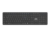 PORT Connect OFFICE PRO - Tangentbord - uppladdningsbar - trådlös - Bluetooth 5.2 - QWERTZ - tysk 900903-R-DE