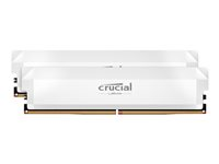 Crucial Pro - Overclocking Edition - DDR5 - sats - 32 GB: 2 x 16 GB - SO DIMM 262-pin - 6000 MT/s / PC5-48000 - CL36 - 1.35 V - ej buffrad - on-die ECC - vit CP2K16G60C36U5W