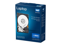 WD Laptop Mainstream WDBMYH5000ANC - Hårddisk - 500 GB - inbyggd - 2.5" - SATA 3Gb/s - 5400 rpm - buffert: 8 MB WDBMYH5000ANC-ERSN