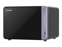 QNAP TS-632X-4G - NAS-server - 6 fack - SATA 6Gb/s - RAID 0, 1, 5, 6, 10, 50, JBOD, 60 - RAM 4 GB - Gigabit Ethernet / 2.5 Gigabit Ethernet / 10 Gigabit Ethernet - iSCSI support TS-632X-4G