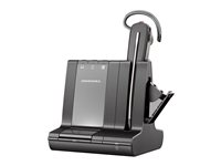 HP Poly Savi 8245 Office - Savi 8200 series - headset - inuti örat - konvertibel - DECT / Bluetooth - trådlös - USB-A via Bluetooth-adapter - svart - Zoomcertifierad 8D3H1AA#ABB