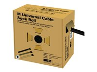 Multibrackets M Universal Cable Sock Roll 55 mm x 50 m - Kabelorganiserare - svart 7350022732520