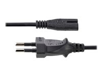 StarTech.com 3m (10ft) Laptop Power Cord, EU Plug to C7, 2.5A 250V, 18AWG, Notebook / Laptop Replacement AC Power Cord, Printer/Power Brick Cord, Europlug to IEC 60320 C7 - Laptop Charger Cable, Black (752E-3M-POWER-LEAD) - Strömkabel - Eurokontakt (P) till power IEC 60320 C7 - AC 250 V - 2.5 A - 3 m - svart 752E-3M-POWER-LEAD