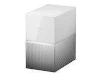 WD My Cloud Home Duo WDBMUT0080JWT - Personlig molnlagringsenhet - 8 TB - HDD 4 TB x 2 - Gigabit Ethernet WDBMUT0080JWT-EESN