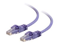 C2G Cat6 550MHz Snagless Patch Cable - Patch-kabel - RJ-45 (hane) till RJ-45 (hane) - 15 m - CAT 6 - formpressad, hakfri, tvinnad - lila 83638
