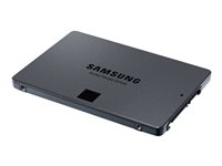 Samsung 870 QVO MZ-77Q4T0BW - SSD - krypterat - 4 TB - inbyggd - 2.5" - SATA 6Gb/s - buffert: 4 GB - 256 bitars AES - TCG Opal Encryption MZ-77Q4T0BW