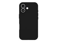 OtterBox Figura Series - Baksidesskydd för mobiltelefon - MagSafe-kompatibilitet - polykarbonatskikt, TPE (termaplastisk elastomer) - svart - för Apple iPhone 17 77-000609