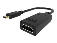 VISION - Videokort - USB-C hane till HDMI hona - svart - 4K60Hz (3840 x 2160) stöd TC-USBCHDMI8K/BL