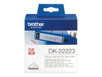 Brother DK-22223 - Papper - svart på vitt - Rulle (5 cm x 30,5 m) 1 rulle (rullar) löpande etiketter - för Brother QL-1050, 1060, 1110, 500, 550, 560, 570, 580, 600, 650, 700, 710, 820 DK22223