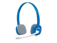 Logitech Stereo Headset H150 - Headset - på örat - kabelansluten - blåbär 981-000368