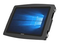 Compulocks Surface Pro 7 / Galaxy Tab Pro S Enclosure Wall Mount Tablet Frame - Monteringssats (väggfäste, hölje) - för surfplatta - aluminium - svart - väggmonterbar - för Microsoft Surface Pro, Pro 3, Pro 4, Pro 6, Pro 7; Samsung Galaxy TabPro S 912SGEB