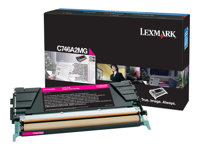 Lexmark - Magenta - original - tonerkassett LCCP, LRP - för Lexmark C746dn, C746dtn, C746n, C748de, C748dte, C748e C746A1MG