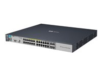 HPE 3500-24-PoE Switch - Switch - Administrerad - 20 x 10/100 + 4 x kombinations-Gigabit SFP - rackmonterbar - PoE J9471A#ABB
