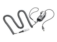Poly SHS 2005-04 - PTT (push-to-talk)-förstärkare för headset - dubbla kanaler, LEMO FGG.2B.310, 0 Ohm ADD - för Poly SHS 2005-04 8K6W0AA