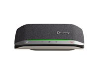 HP Poly Sync 20 - Smart högtalartelefon - Bluetooth - kabelansluten, trådlös - USB-A - silver - Certifierad för Microsoft-teams 772D2AA