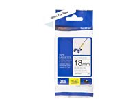 Brother TZe-FX241 - Lim - svart på vitt - Rulle (1,8 cm x 8 m) 1 kassett(er) flexibel ID-tejp - för P-Touch PT-1230, 18, 1830, 1950, 2100, 2430, 2470, 2700, 3600, 7500, 7600, 9800, P900 TZEFX241