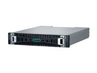 HPE Modular Smart Array 2070 16Gb Fibre Channel SFF Storage - 7th Generation - SSD-array - 23 TB - 24 fack (SAS-3) - SSD 1.92 TB x 12 - 16Gb Fibre Channel (extern) - kan monteras i rack - 2U - Smart Choice P76572-B25