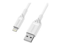 OtterBox Standard - Lightning-kabel - USB hane till Lightning hane - 1 m - molndrömfärgad vit 78-52526