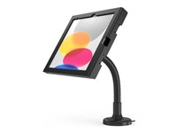 Compulocks iPad 10th-11th (A16) Gen Swell Enclosure Flex Arm Mount Black - Ställ - för surfplatta - swell-hölje - svart - skärmstorlek: 10.9" - monterbar på ytor - för Apple 10.9-inch iPad Air Wi-Fi, Wi-Fi + Cellular 159B209SWLB