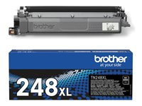 Brother TN248XLBK - Lång livslängd - svart - original - box - tonerkassett - för Brother DCP-L3515, L3520, L3555, L3560, HL-L3220, L3240, MFC-L3740, L3760, L8340, L8390 TN248XLBK