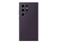 Samsung EF-GS928 - Baksidesskydd för mobiltelefon - silikon - mörkviolett - för Galaxy S24 Ultra EF-GS928CEEGWW