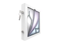 Compulocks iPad Air M2 & M3 13", Apex Enclosure Rolling Cart - Rise Freedom Extended White - Monteringssats (hölje, vagnstativ) - för surfplatta - förlängd - låsbar - medicinsk - höggradig aluminium - vit - skärmstorlek: 13" - för Apple 13-inch iPad Air (M2, M3) MCRSTDEXW13APXW