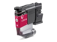 Brother LC521M - Magenta - original - pillow pack - bläckpatron - för Brother DCP-J1260W, DCP-J1310DW LC521M