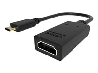 VISION - Videokort - USB-C hane till HDMI hona - svart - 4K60Hz (3840 x 2160) stöd TC-USBCHDMI8K/BL