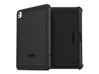 OtterBox Defender Series - Skyddsfodral baksidesskydd för surfplatta - robust - polykarbonat, TPE (termaplastisk elastomer) - svart - 13" - för Apple 13-inch iPad Pro (M4) 77-95232