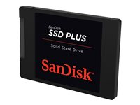 SanDisk SSD PLUS - SSD - 1 TB - inbyggd - 2.5" - SATA 6Gb/s SDSSDA-1T00-G27