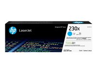 HP 230X - Cyan - original - LaserJet - tonerkassett (W2301X) - för Color LaserJet Pro 4201, 4203, MFP 4301, MFP 4303 W2301X