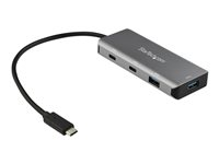 StarTech.com 4-ports USB C-hubb med 2x USB A och 2x USB C - SuperSpeed 10 Gbps USB Type-C 3.1/3.2 Gen 2 hubb - USB-bussdriven - portabel USB-C till USB-adapterhubb - aluminium - 25 cm kabel - Hubb - 2 x USB-C + 2 x USB 3.1 Gen 2 - skrivbordsmodell - för P/N: PEXUSB321C HB31C2A2CB
