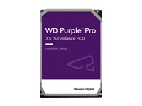 WD Purple Pro WD141PURP - Hårddisk - 14 TB - inbyggd - 3.5" - SATA 6Gb/s - 7200 rpm - buffert: 512 MB WD141PURP