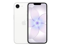 Apple iPhone 17e - 5G smartphone - dual-SIM / Internminne 256 GB - OLED-skärm - 6.1" - 2532 x 1170 pixlar - rear camera 48 MP - front camera 12 MP - vit MHRW4QN/A