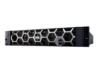 Dell PowerStore 500T - Enhetligt förvaringssystem - 25 fack - 11.52 TB - kan monteras i rack - SSD 1.92 TB x 6 - RAM 192 GB - 25 Gigabit Ethernet / 16Gb Fibre Channel - iSCSI support - 2U - Dell Smart Selection Flexi - med 3 års Pro-support PS_500T_6D
