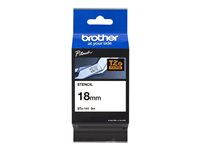 Brother STe-141 - Svart - Rulle (1,8 cm x 3 m) 1 kassett(er) stämpelband - för P-Touch PT-18, 2470, 3600, 9700, 9800, PT-GL-200, PT-H300, P700; P-Touch EDGE PT-P750 STE141