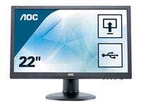 AOC Value e2260Pwhu - LED-skärm - Full HD (1080p) - 21.5" E2260PWHU