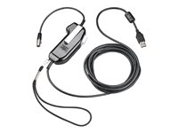 Poly SHS 2371-11 - PTT (push-to-talk)-tillbehör för headset - USB, stereo, ej seriell - TAA-kompatibel - för Poly SHS 2371-11 8K718AA