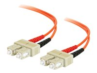 C2G - Patch-kabel - SC-läge (multi-mode) (hane) till SC-läge (multi-mode) (hane) - 15 m - fiberoptisk - 62,5/125 mikron 85024