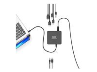 PORT connect USB-C & USB-A Dual Video Docking Station 2 X 2K - Dockningsstation - USB-C / USB 3.0 - 2 x HDMI - 1GbE - 100 Watt 901908