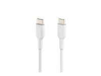 Belkin BoostCharge - USB-kabel - USB-C (hane) till USB-C (hane) - 2 m - vit CAB003BT2MWH