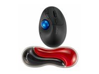 Kensington Duo Gel - Handledsstöd - slimmad - röd K62440WW