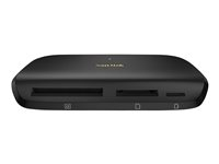 SanDisk ImageMate PRO - Kortläsare (microSD, microSDHC, microSDXC, SD, SDHC, SDXC, SDHC UHS-I, SDHC UHS-II, SDXC UHS-I, SDXC UHS-II, CF) - USB 3.0/USB-C SDDR-A631-GNGNN