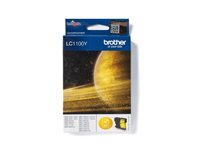 Brother LC1100Y - Gul - original - bläckpatron - för Brother DCP-185, 395, 585, 6690, J715, MFC-490, 5490, 790, 795, 990, J615; Justio MFC-5890 LC1100Y