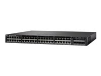Cisco Catalyst 3650-48PS-S - Switch - L3 - Administrerad - 48 x 10/100/1000 (PoE+) + 4 x SFP - skrivbordsmodell, rackmonterbar - PoE+ (390 W) WS-C3650-48PS-S