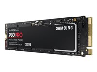 Samsung 980 PRO MZ-V8P500BW - SSD - krypterat - 500 GB - inbyggd - M.2 2280 - PCIe 4.0 x4 (NVMe) - buffert: 512 MB - 256 bitars AES - TCG Opal Encryption - för Intel Next Unit of Computing 13 Extreme Kit - NUC13RNGi5, 13 Extreme Kit - NUC13RNGi7 MZ-V8P500BW