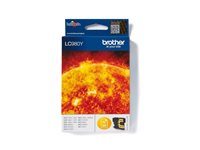 Brother LC980Y - Gul - original - bläckpatron - för Brother DCP-145, 163, 165, 167, 193, 195, 197, 365, 373, 375, 377, MFC-250, 290, 295, 297 LC980Y