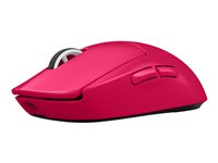 Logitech G PRO X SUPERLIGHT 2 - Mus - gaming - optisk - 5 knappar - trådlös - 2.4 GHz - USB Logitech LIGHTSPEED-mottagare - rosa 910-006798